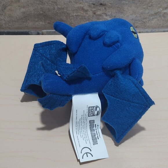 Toothless Night Fury Dragon Blue MIni Plush Toy 2010 - Picture 5 of 12
